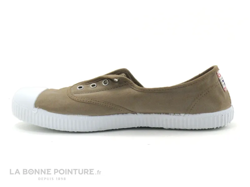 Achat chaussures Cienta Junior Basket ville, vente Cienta 70997-46 Beige - Basket sans lacet - toile beige