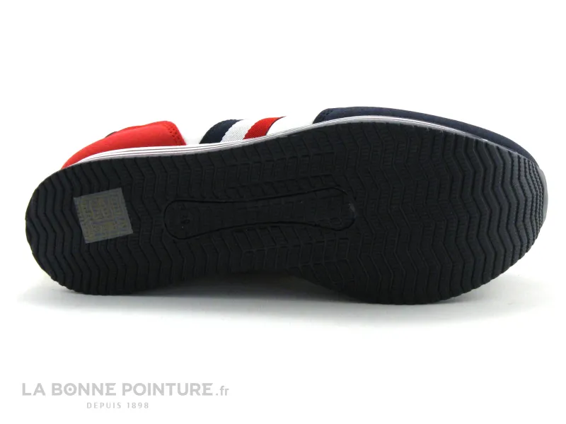 Achat chaussures ZERO faute Femme Basket, vente Meiva JS03 - Basket compensee Femme Bleu Blanc Rouge