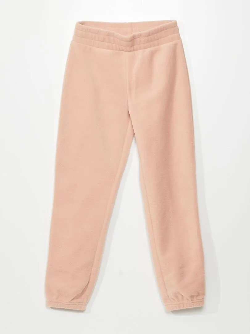 Ensemble pyjama polaire - 2 pièces - Rose