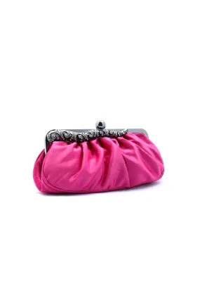 Petit sac de soiree rose fuschia