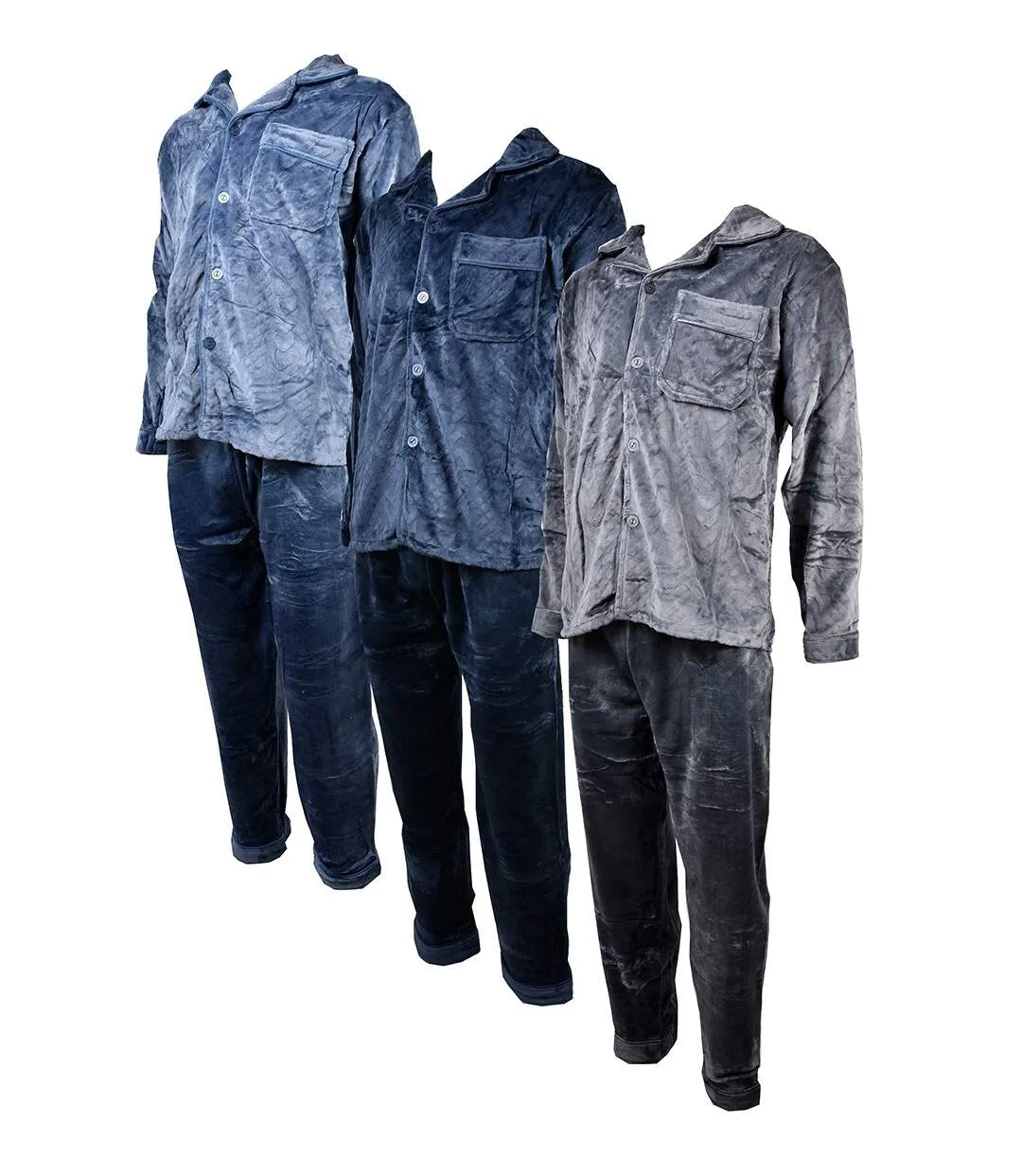 Pyjama Homme POLAIRE ECO 9502 BLEU