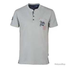 T Shirt Homme Gris Nautical Club Idaho